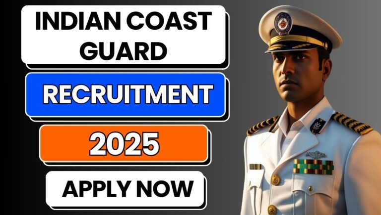 Indian Coast Guard AC 01/2027 Batch Recruitment 2025