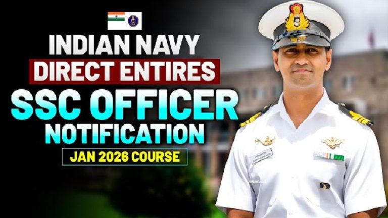 Indian Navy SSC Executive IT January 2026