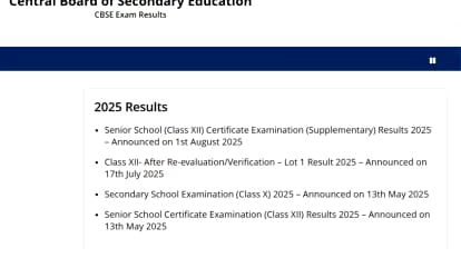 CBSE 12th Compartment Result 2025